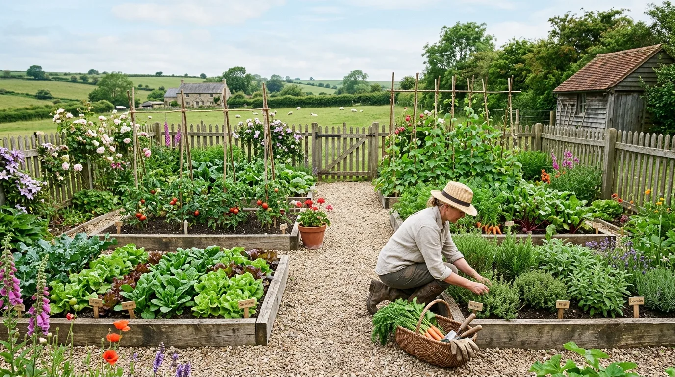 Natural Garden for Rustic Homes